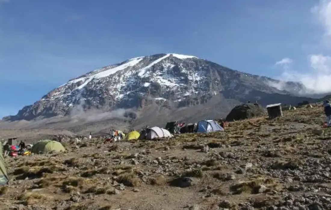 Tents At Kibo Camp