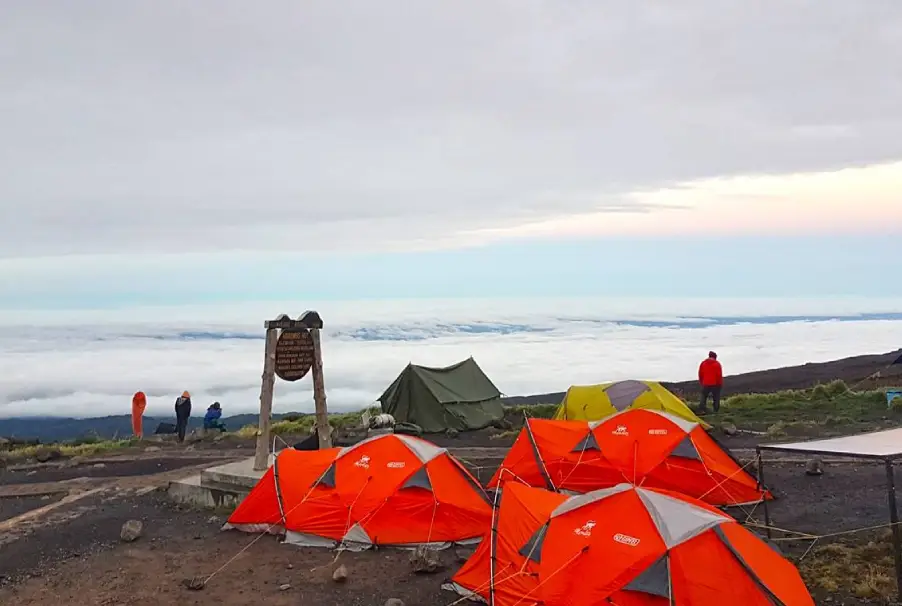 Tents At Mweka Camp